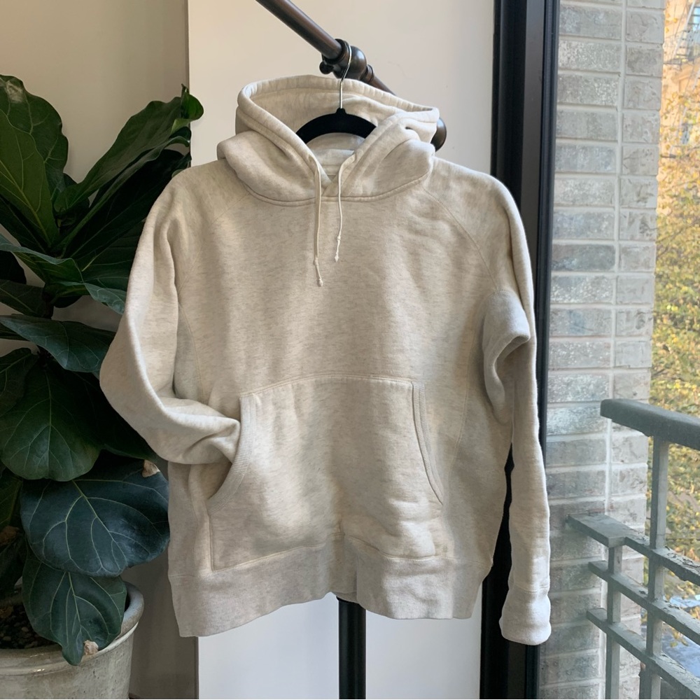 Pilgrim White Hoodie with Pockets | Size S